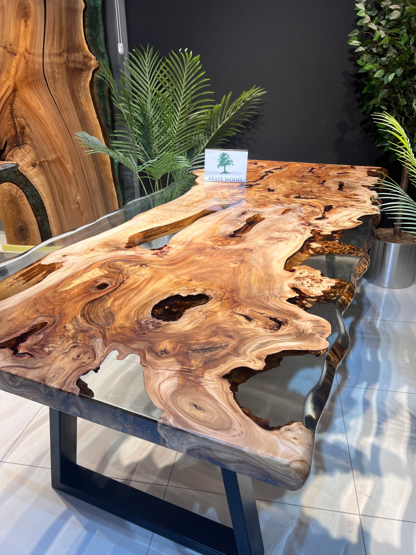 Dining room table, Elm tree, Epoxy table, Custom live edge epoxy resin dining table, Dinner table, Natural edge table, Meeting table