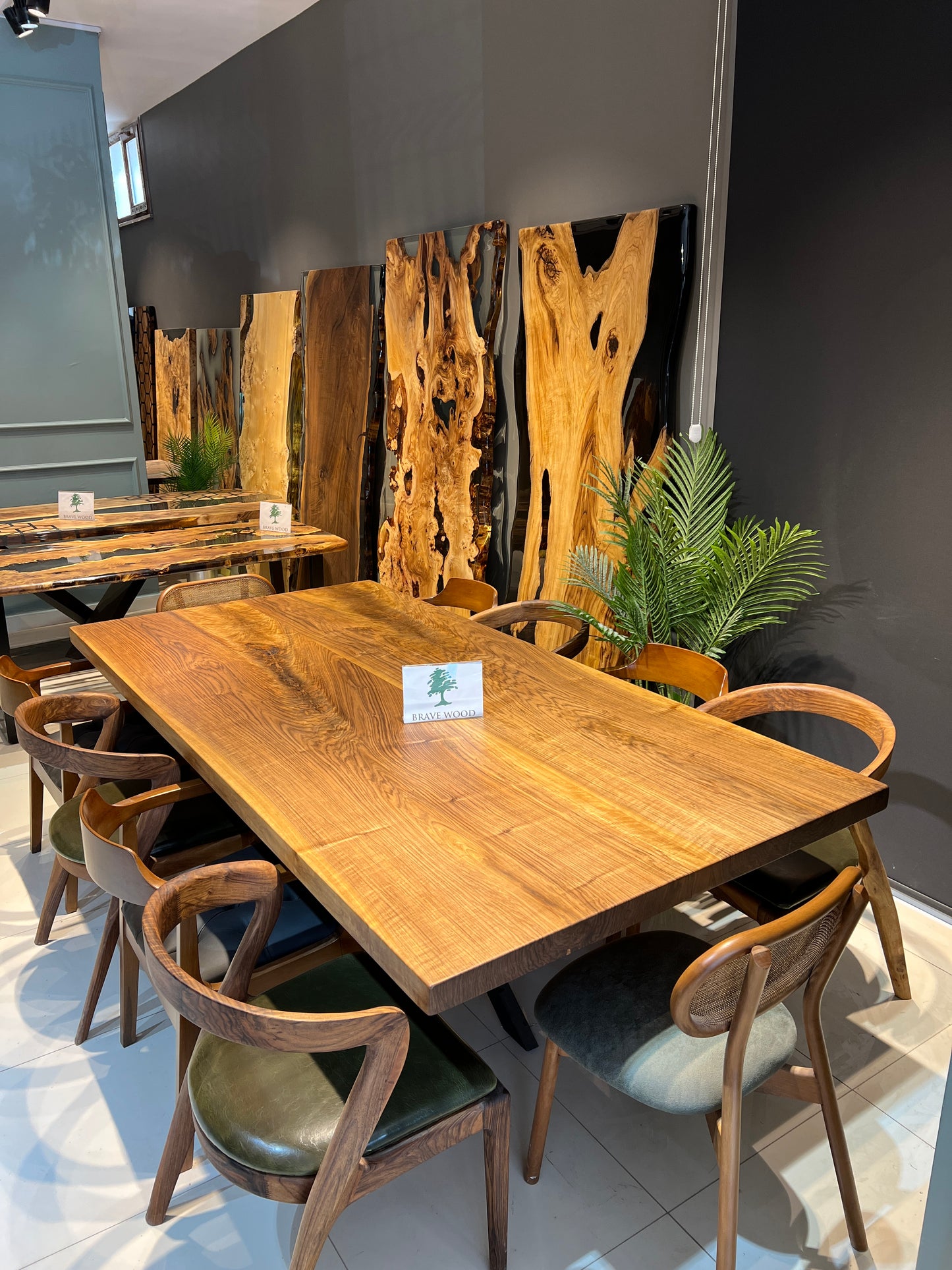 Custom live edge dining table, Custom walnut table, Log table, Dinner table, Black walnut dining table, Dining room table