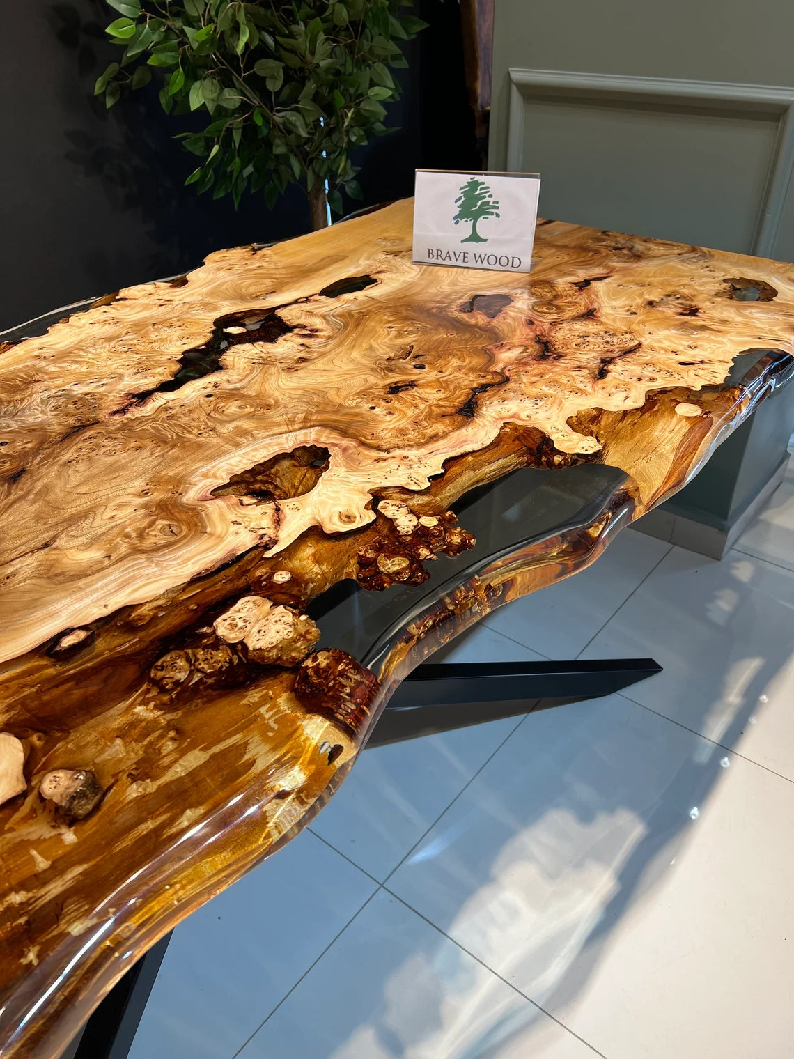 Dining room table, Elm tree, Epoxy table, Custom live edge epoxy resin dining table, Dinner table, Natural edge table, Meeting table