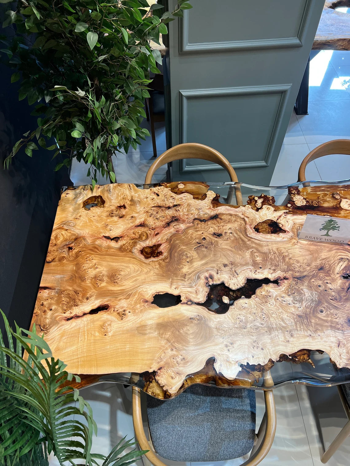 Dining room table, Elm tree, Epoxy table, Custom live edge epoxy resin dining table, Dinner table, Natural edge table, Meeting table