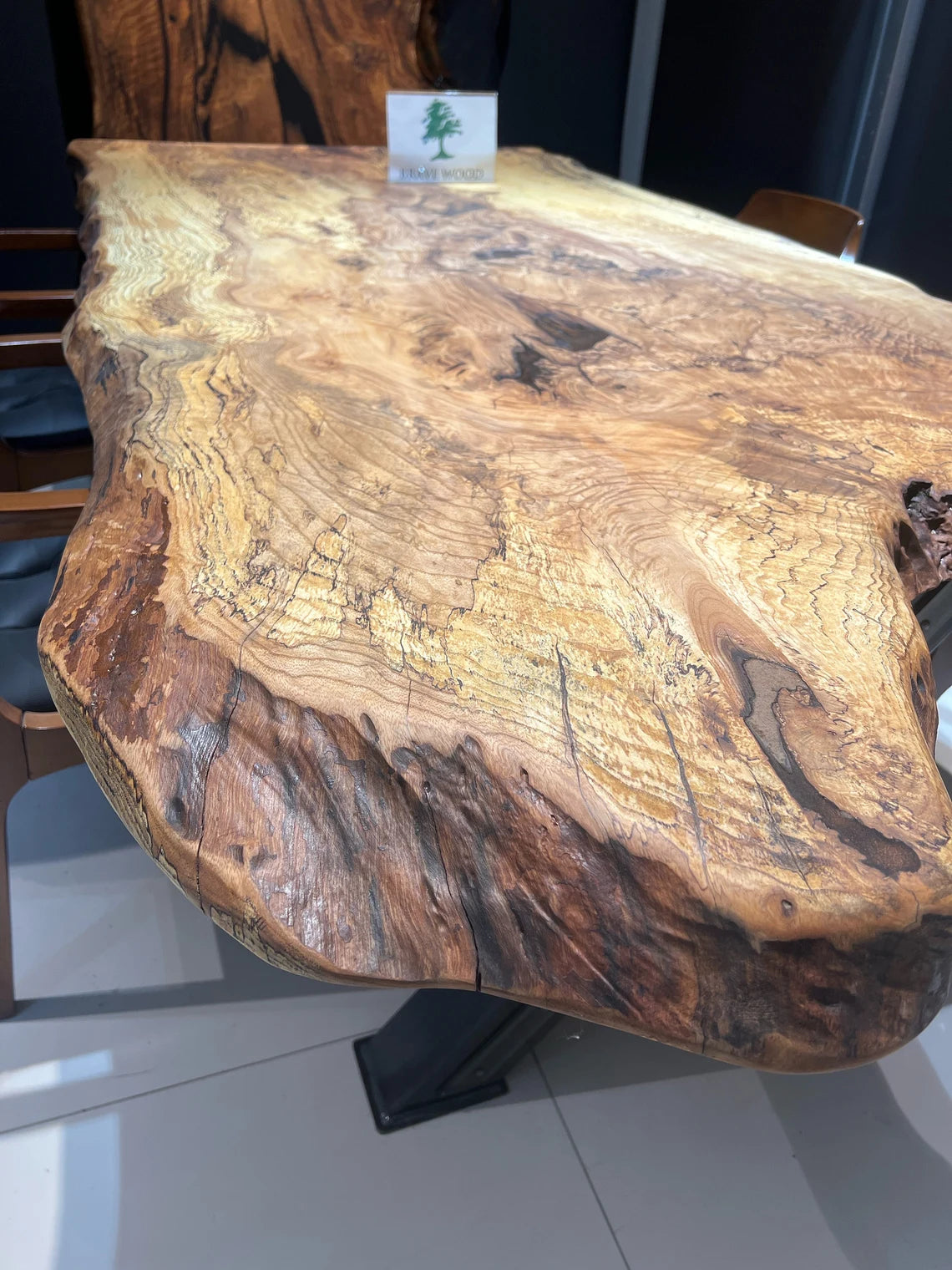 Dining room table, Ash tree, Custom live edge resin dining table, Dinner table, Natural edge table, Meeting table,Conference table