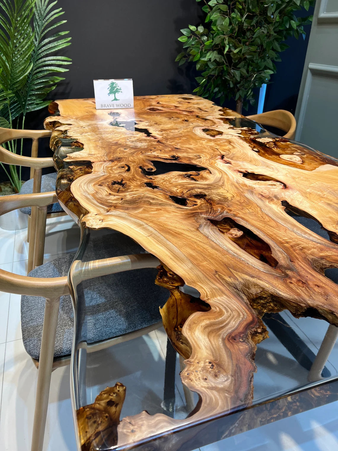 Dining room table, Elm tree, Epoxy table, Custom live edge epoxy resin dining table, Dinner table, Natural edge table, Meeting table