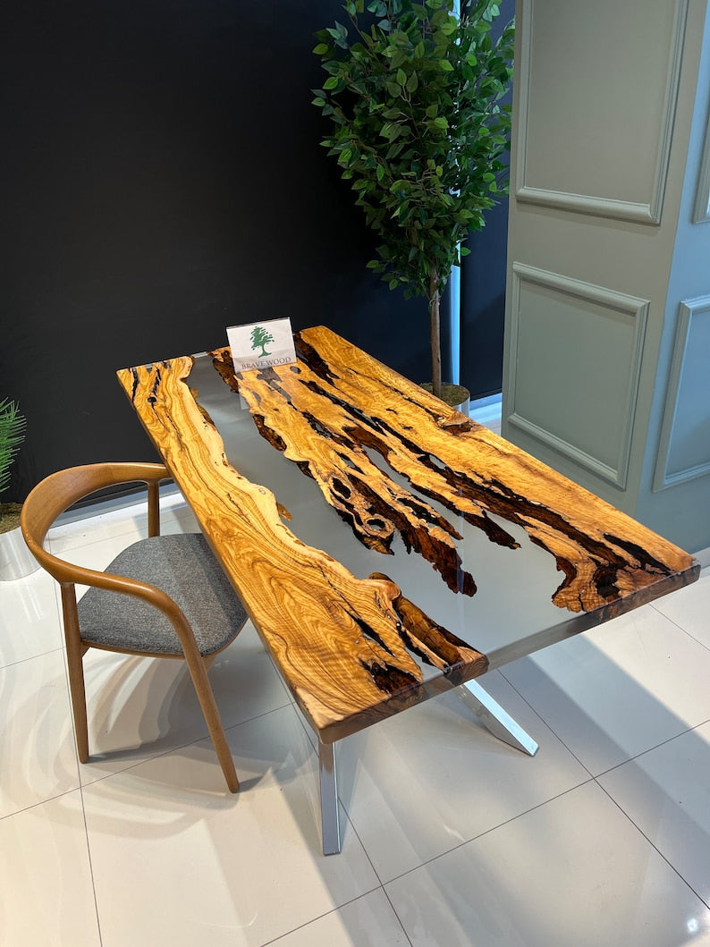 Clear epoxy, Conference table, Epoxy olive table, Living room table, , Clear epoxy, Dining room table, Special design table